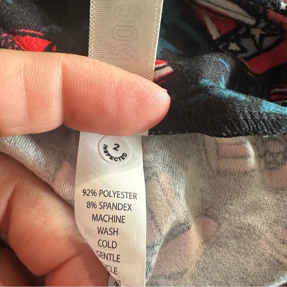 Lularoe womens OS (2-12) Patriotic USA Leggings New no tags - Picture 4 of 5